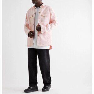 Acne Studios Panelled Denim Overshirt XS Mens Jacket Pink $540